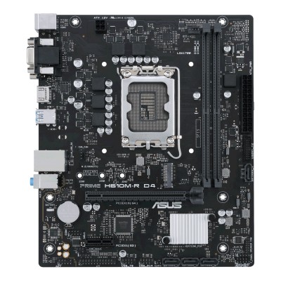 Asus Prime H610M-R D4, Intel LGA1700, PCI Express, MicroATX, 2xDDR4, M.2 + SATA3, VGA/DVI/HDMI, USB 3.2, GigaLAN