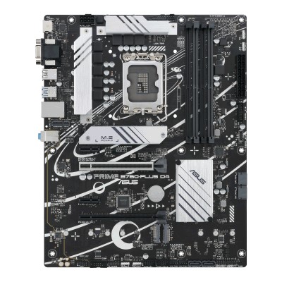 Asus Prime B760-PLUS D4, Intel LGA1700, 2xPCI Express, ATX, 4xDDR4, 3xM.2 + SATA3 RAID, VGA/HDMI/DP, USB-C, 2.5Gbe LAN, Aura Sync RGB