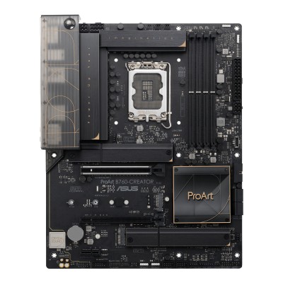 Asus ProArt B760-CREATOR, Intel LGA1700, 2xPCI Express, ATX, 4xDDR5, 3xM.2 + SATA3 RAID, HDMI/DP, USB-C, 2.5Gbe LAN+GigaLAN, Aura Sync RGB