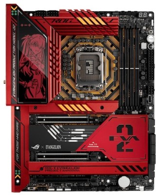 Asus ROG MAXIMUS Z790 HERO EVA-02, Intel LGA1700, 3xPCI Express, ATX, 4xDDR5, 5xM.2 + SATA3 RAID, HDMI/2xTB4, USB-C, SupremeFX audio, 2.5Gbe LAN, WiFi 6E, Bluetooth 5.3, Aura Sync RGB#1