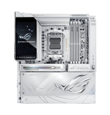 Asus ROG Crosshair X870E GLACIAL, AMD Socket AM5, ATX, 4xDDR5, 6xPCI Express, 7xM.2 + SATA3 RAID, HDMI/2xUSB4, ROG SupremeFX 7.1 audio, 2x10GbE LAN, WiFi 7, Bluetooth 5.4, Aura Sync RGB#1