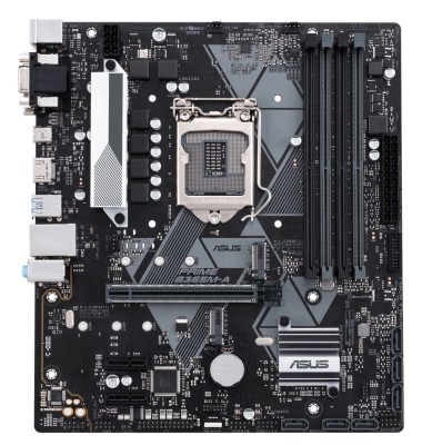 Asus Prime B365M-A, Intel LGA1151, B360, PCI Express, MicroATX, 4xDDR4, 2xM.2 + SATA3, VGA/DVI/HDMI, USB-C, 7.1 audio, GigaLAN#3