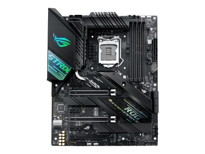 Asus ROG STRIX Z490-F Gaming, Intel LGA1200, Z490, 2xPCI Express, SLI/CrossFireX, ATX, 4xDDR4, 2xM.2 + SATA3 RAID, HDMI/DP, USB-C, ROG SupremeFX Audio, GigaLAN, Aura Sync#2