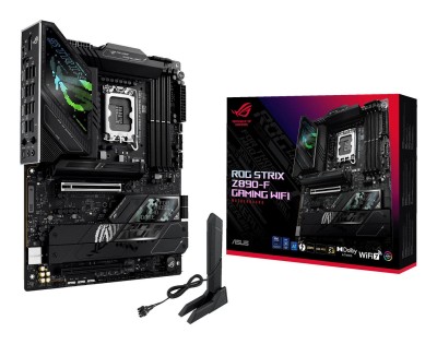 Asus ROG STRIX Z890-F GAMING WIFI, Intel LGA1851, 2xPCI Express, ATX, 4xDDR5, 5xM.2 + SATA3 RAID, HDMI/DP/2xTB4, USB-C, ROG SupremeFX Audio, 2.5Gbe LAN, WiFi 7, Bluetooth 5.4, Aura Sync RGB#1