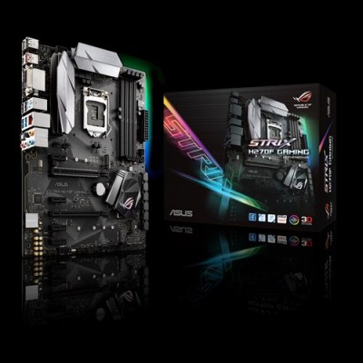Asus ROG Strix H270F Gaming, Intel LGA1151, H270, 2xPCI Express, CrossFireX, ATX, DDR4, 2xM.2 + SATA3 RAID, DVI/HDMI/DP, USB-C, SupremeFX 7.1 audio, GigaLAN, Aura Sync RGB LED