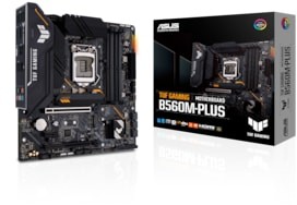 Asus TUF GAMING B560M-PLUS, Intel LGA1200, B560, PCI Express, MicroATX, 4xDDR4, 2xM.2 + SATA3, HDMI/DP, USB-C, 7.1 audio, 2.5Gbe LAN, Aura Sync RGB