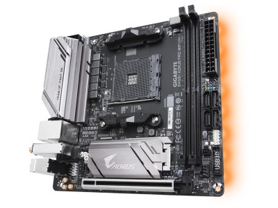 Gigabyte B450 I AORUS PRO WIFI, Mini-ITX, AM4, 1xPCI Express, 2xDDR4, 1xM.2, 2xHDMI/DP, WiFi 5, Bluetooth#2