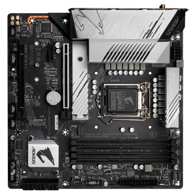 Gigabyte B560M AORUS PRO AX, Intel LGA1200, B560, PCI Express, MicroATX, 4xDDR4, 2xM.2 + SATA3 RAID, HDMI/DP, USB-C, 7.1 audio, 2.5Gbe LAN, WiFi 6, Bluetooth, RGB Fusion 2.0#1