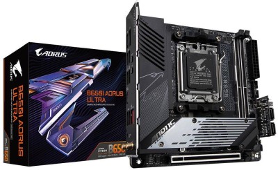 Gigabyte B650I AORUS ULTRA, AMD AM5, Mini-ITX, 2xDDR5, 3xM.2 + SATA3 RAID, HDMI/DP/USB-C, 2.5Gbe LAN, WiFi 6E, Bluetooth 5.3, RGB Fusion