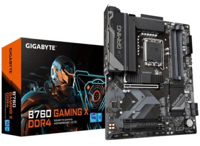 Gigabyte B760 GAMING X DDR4, Intel LGA1700, 3xPCI Express, ATX, 4xDDR4, 3xM.2 + SATA3 RAID, HDMI/DP, USB-C, 2.5Gbe LAN, RGB Fusion