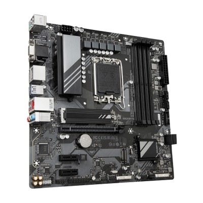 Gigabyte B760M DS3H, Intel LGA1700, PCI Express, MicroATX, 4xDDR5, 2xM.2 + SATA3 RAID, VGA/HDMI/2xDP, USB-C, 2.5Gbe LAN