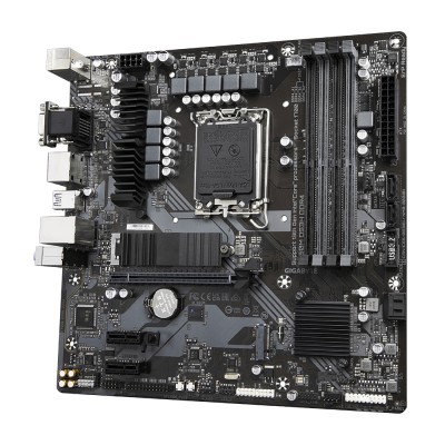 Gigabyte B760M DS3H DDR4, Intel LGA1700, PCI Express, MicroATX, 4xDDR4, 2xM.2 + SATA3 RAID, VGA/HDMI/2xDP, USB-C, 2.5Gbe LAN, RGB Fusion