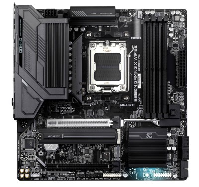 Gigabyte B850M GAMING X WIFI6E, AMD AM5, MicroATX, 2xPCI Express, 4xDDR5, 2xM.2 + SATA3 RAID, HDMI/DP, USB-C, 2.5GbE LAN, WiFi 6E, Bluetooth 5.3, RGB Fusion#2