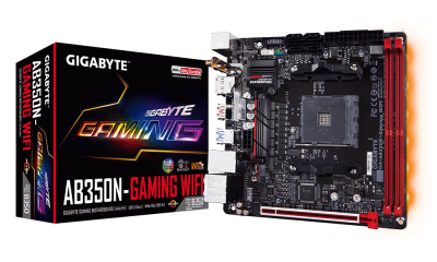 Gigabyte B350 GA-AB350N Gaming, AMD Socket AM4, B350, mITX, 2xDDR4