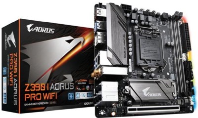 Gigabyte Z390 I AORUS Pro WiFi, Intel LGA1151, Z390, Mini-ITX, HDMI/DP. 7.1 audio, GigaLAN, WiFi 5, Bluetooth