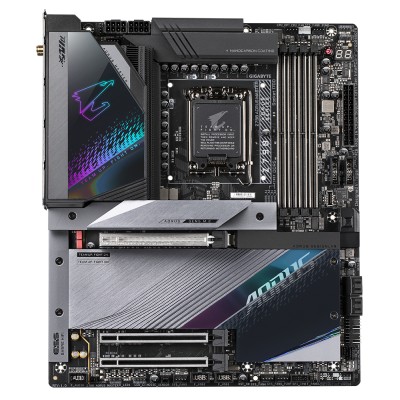 Gigabyte Z790 AORUS MASTER, Intel LGA1700, ATX, 3xPCI Express, CrossFire, 4xDDR5, 5xM.2 + SATA3 RAID, DP, USB-C, 10GbE LAN, Killer WiFi 6E, Bluetooth 5.3, RGB Fusion 2.0