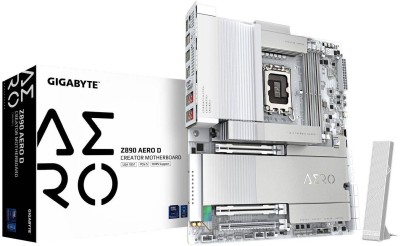Gigabyte Z890 AERO D, Intel LGA1851, ATX, 2xPCI Express, 4xDDR5, 4xM.2 + SATA3 RAID, HDMI/2xTB5, 2x10GbE LAN, WiFi 7, Bluetooth 5.4, RGB Fusion#1