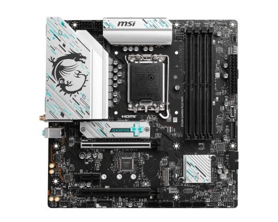 MSI B760M GAMING PLUS WIFI, Intel LGA1700, 2xPCI Express, ATX, 4xDDR5, 2xM.2 + SATA3 RAID, HDMI/DP, USB-C, 2.5Gbe LAN, WiFi 6E, Bluetooth 5.3, RGB Mystic Light