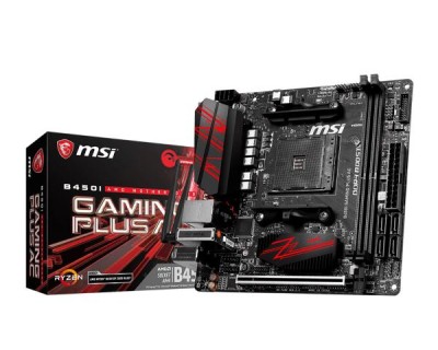 MSI B450I GAMING PLUS AC, AMD Socket AM4, Mini-ITX, 1xPCIe, 2xDDR4, 1xM.2, USB 3.1, WiFi 5