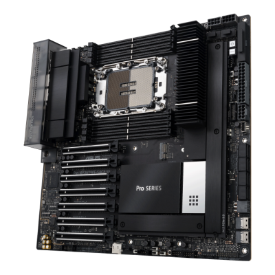 Asus PRO WS W790E-SAGE SE, Intel 4677, ATX, 7xPCIe 5.0, 8xDDR5, 3xM.2 + 2xSlimSAS + SATA3 RAID, VGA, USB-C, 2x10Gbe LAN+GigaLAN