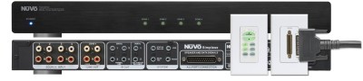 NuVo Simplese, 4 källor/4 zoner (30W), 4 paneler, 1 fjärr, Allport