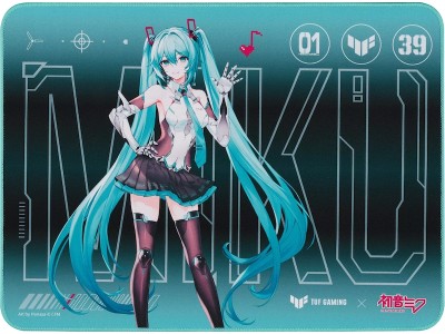 Asus TUF Gaming P1 Mousepad Hatsune Miku Edition, 360x260 mm, vattenavvisande#1