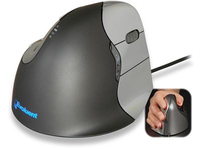 Evoluent Vertical Mouse Standard, USB, högerhand