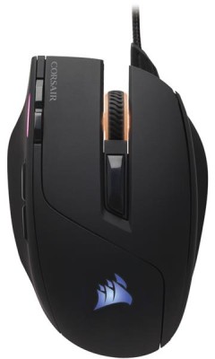 Corsair Gaming Sabre RGB, 10000 dpi, RGB LED, USB - Svart