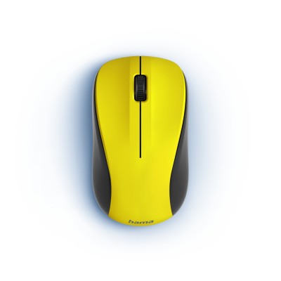 Hama Optical Wireless Mouse MW-300 V2, 1200 dpi - Gul#2