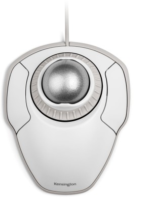 Kensington Orbit Trackball med Scroll-Ring, USB - Vit