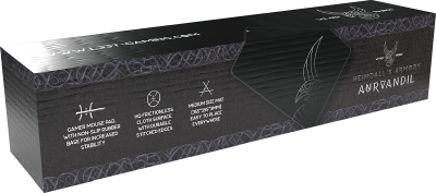 L33T Aurvandil Gaming Mousepad Medium, Fast surface, 355x255x3mm#4