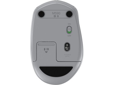 Logitech M590 Silent, 1000 dpi, Bluetooth - Grå#5