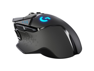 Logitech G502 Lightspeed, 16000 dpi, ställbar vikt, 11 programmerbara knappar, HERO-sensor, EWR2, Lightsync RGB#4