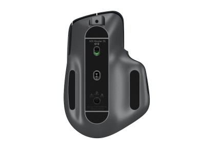 Logitech MX Master 3S Performance Wireless Mouse, RF/Bluetooth, 8000 dpi - Svart/Grå#6