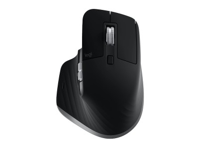 Logitech MX Master 3S Performance Wireless Mouse for Mac, Bluetooth, 8000 dpi - Svart/Silver#1