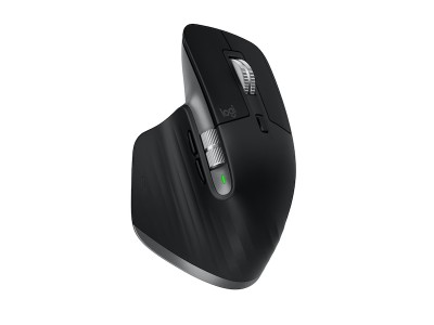 Logitech MX Master 3S Performance Wireless Mouse for Mac, Bluetooth, 8000 dpi - Svart/Silver#2