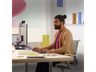 Logitech MX Master 3S Performance Wireless Mouse for Mac, Bluetooth, 8000 dpi - Svart/Silver#9