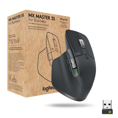 Logitech MX Master 3S for Business, Bluetooth/Bolt, 8000 dpi - Grafit#7