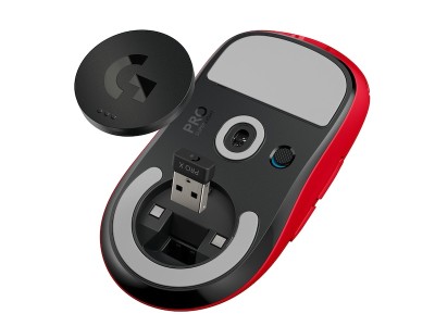 Logitech Pro X Superlight Wireless Gaming Mouse, 25600 dpi, 63g - Röd#6