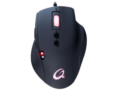 QPAD 8K Pro Gaming Laser, RGB LED, 8200 CPI - Svart, DEMOEX
