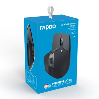 RAPOO Mouse MT760L Wireless Multi-Mode, RF/Bluetooth - Mörkgrå#2