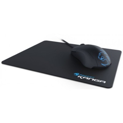 Roccat Lua Tri-Button Gaming Mouse, 2000 dpi, USB - Svart + Kanga Cloth Mat