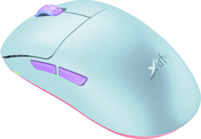 Xtrfy M8 Wireless Frosty Mint, 16000 dpi - Cyan/Lila