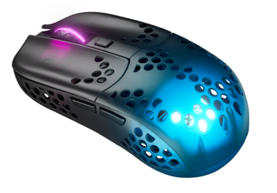 Xtrfy MZ1W RGB Wireless Black, 19000 dpi - Svart/Transparent