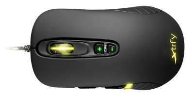 Xtrfy M2 Gaming Mouse, 4000 dpi, Gul LED, USB - Svart#2