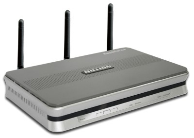 Trådlös ADSL2+/3G-router Billion BiPAC BI-7402NXL 300 Mbps (802.11n) med 4-port Gigabit switch, ADSL2+ modem Annex M