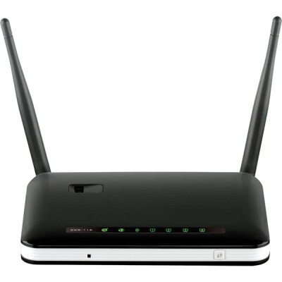 Trådlös 3G/4G-router D-Link DWR-116 Wireless N300 Multi-WAN, med 4-port 10/100 Mbit switch