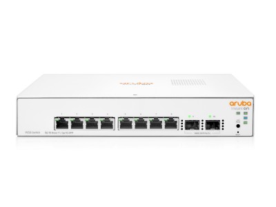 HPE Aruba Instant On 1930 8G, 8xGigabit + 2xSFP Gigabit, L3 managed, skrivbordsmodell