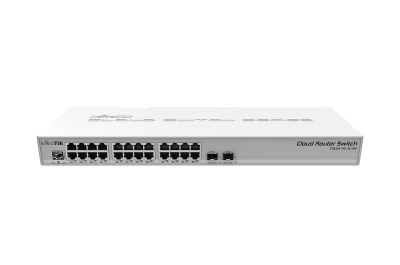 MikroTik Cloud Router Switch CRS326-24G-2S+RM, 24-port Gigabit + 2 SFP