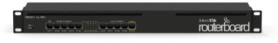 MikroTik RouterBoard RB2011iL-RM, 5xGigaLAN+5xLAN, 1xPoE ut, rackmonterad